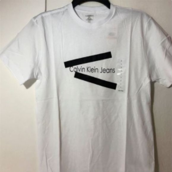 Calvin Klein Women's Graphic Crewneck Short Sleeve - Picture 1 of 1